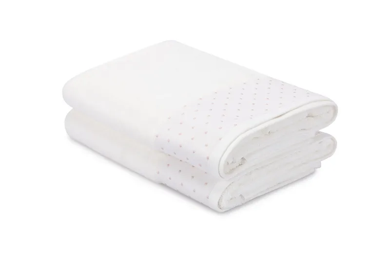 Landercost Badehåndklæde 2-pak - Beige/Creme - Tekstiler - Badetekstiler - Badehåndklæder