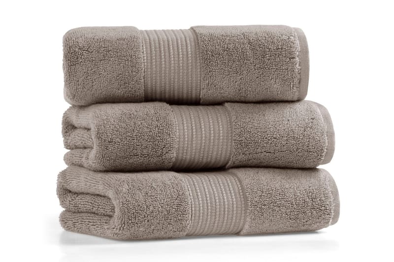 Morghyn Badehåndklæde - Grå - Tekstiler - Badetekstiler - Badehåndklæder