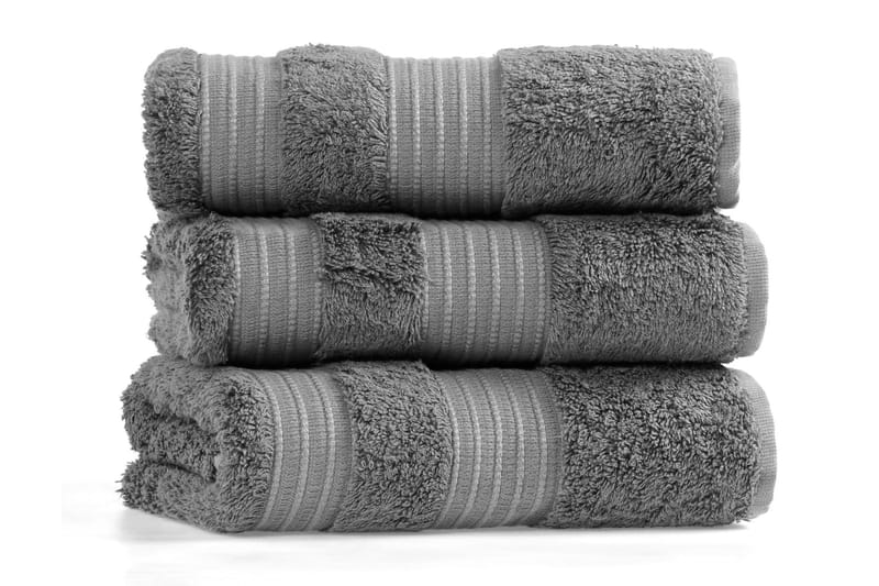 Morghyn Badehåndklæde - Mørkegrå - Stort badelagen - Badehåndklæder - Strandhåndklæde & strandlagen