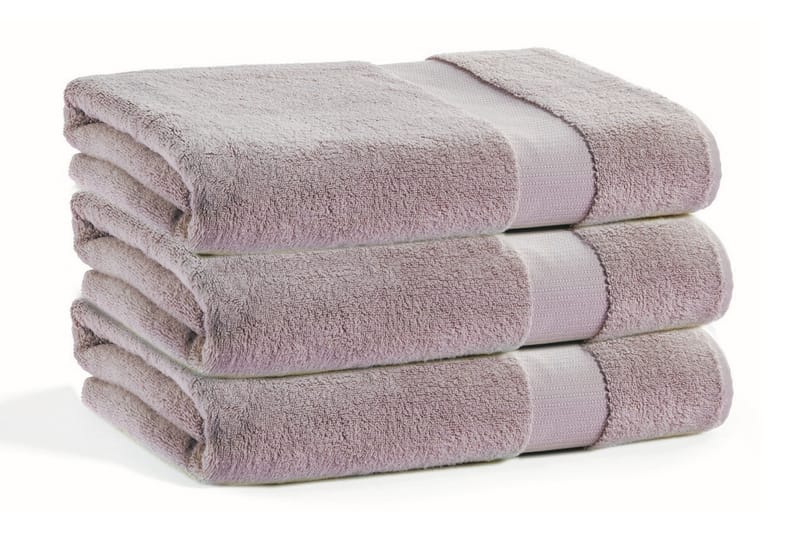 Morghyn Håndklæde - Lyserød - Håndklæder