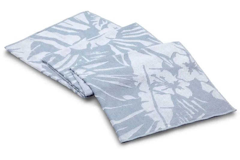 Morghyn Strandhåndklæde - Blå - Tekstiler - Badetekstiler - Badehåndklæder