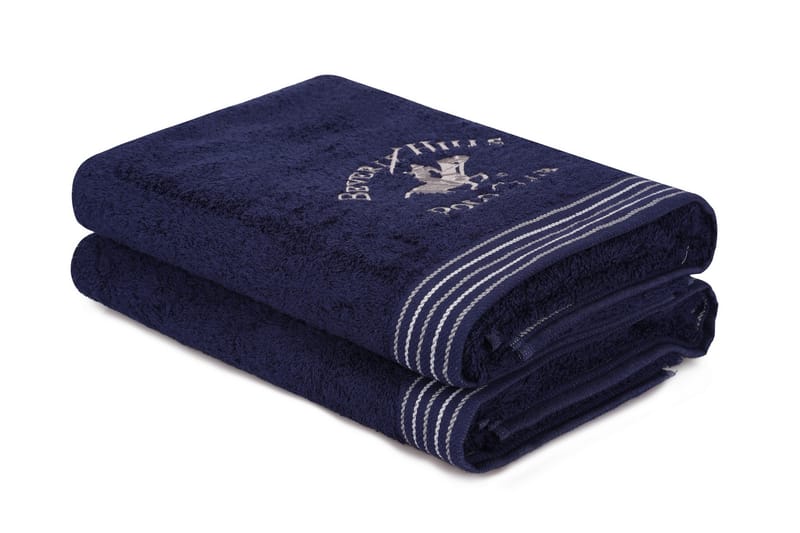 Tarilonte Badehåndklæde 2-pak - Blå - Badehåndklæder - Strandhåndklæde & strandlagen