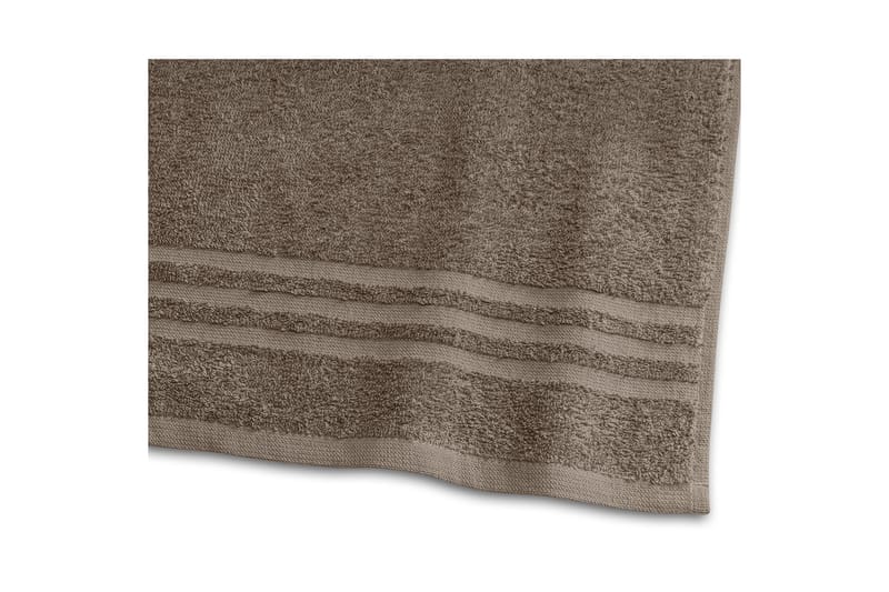 Badelagen Basis Frotté - Brun - Tekstiler - Badetekstiler - Badehåndklæder