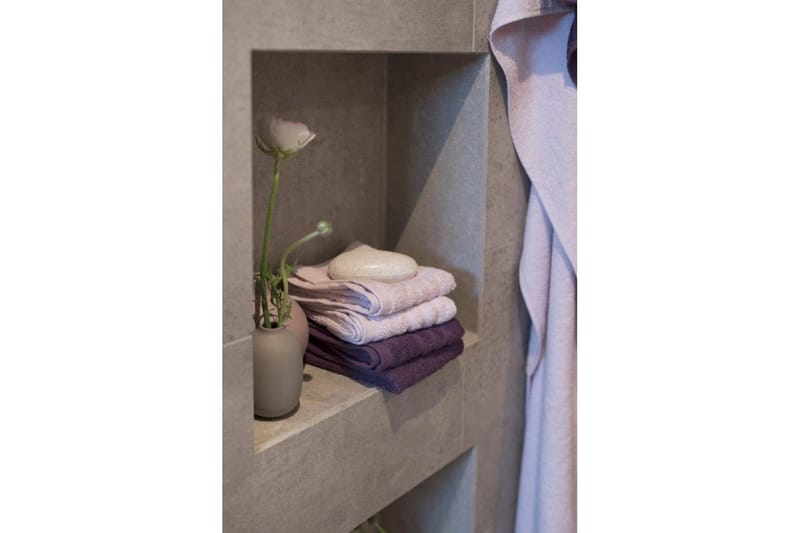 Badelagen Basis Frotté - Lyserød - Tekstiler - Badetekstiler - Badehåndklæder