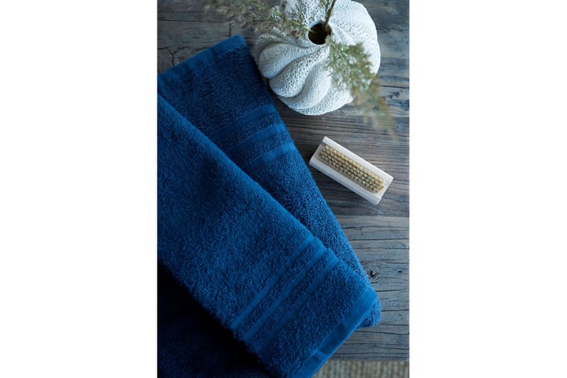 Badelagen Basis Frotté - Marineblå - Tekstiler - Badetekstiler - Badehåndklæder
