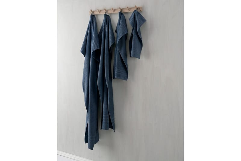 Badelagen Basis Frotté - Marineblå - Tekstiler - Badetekstiler - Badehåndklæder