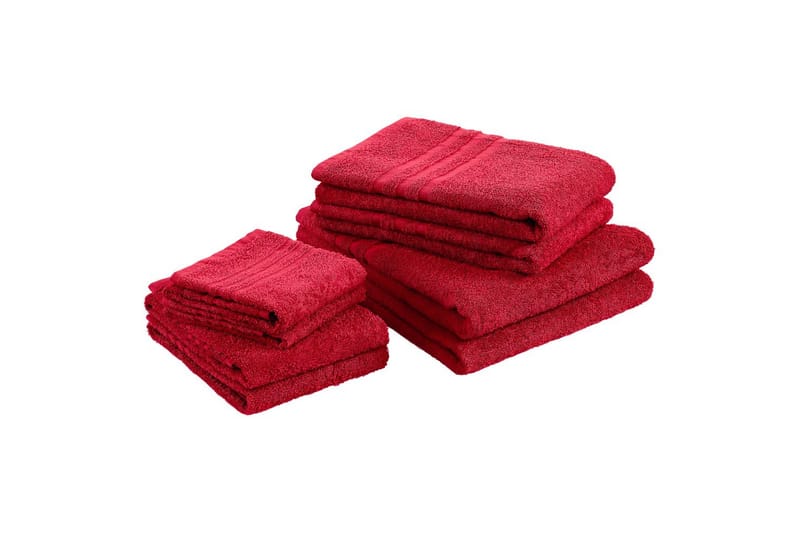 Badelagen Basis Frotté, Rød
