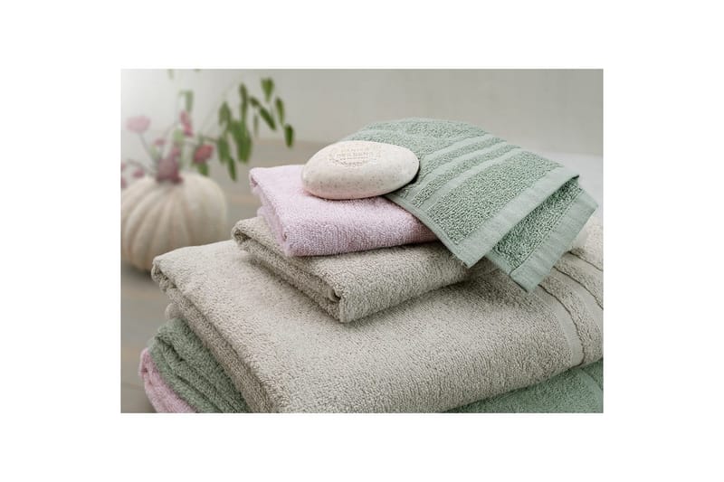 Badelagen Basis Frotté - Sand - Tekstiler - Badetekstiler - Badehåndklæder