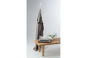 Badelagen Enzo Frotté 90 x 150 cm - Grå - Tekstiler - Badetekstiler - Håndklæder
