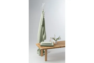Badelagen Enzo Frotté 90 x 150 cm - Grøn - Tekstiler - Badetekstiler - Badehåndklæder