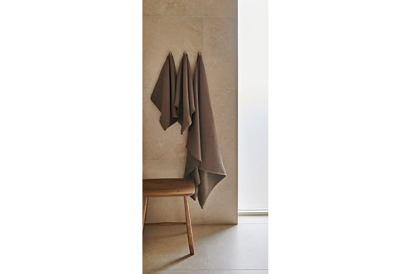 Badelagen Haze Frotté 90 x 150 cm - Brun - Tekstiler - Badetekstiler - Badehåndklæder
