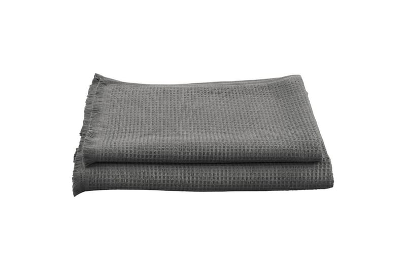 Badelagen Haze Frotté 90 x 150 cm - Grå - Tekstiler - Badetekstiler - Badehåndklæder