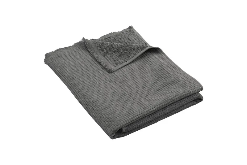 Badelagen Haze Frotté 90 x 150 cm - Grå - Tekstiler - Badetekstiler - Badehåndklæder