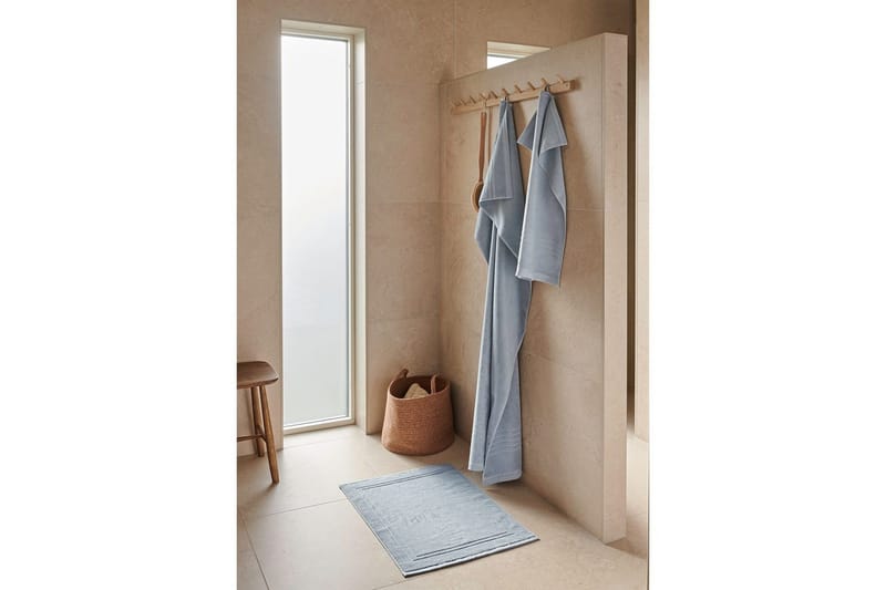 Badelagen Helle Frotté 90 x 150 cm - Blå - Tekstiler - Badetekstiler - Badehåndklæder