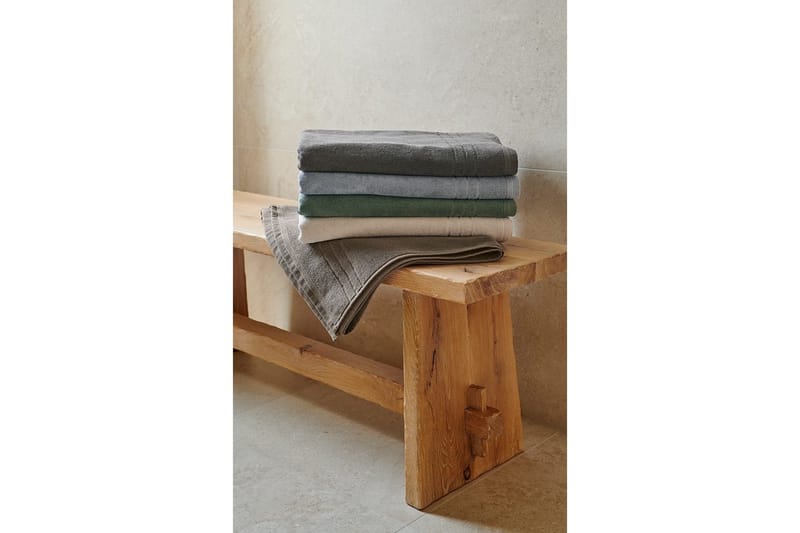 Badelagen Helle Frotté 90 x 150 cm - Blå - Tekstiler - Badetekstiler - Badehåndklæder