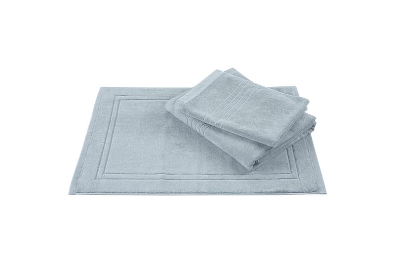 Badelagen Helle Frotté 90 x 150 cm - Blå - Tekstiler - Badetekstiler - Badehåndklæder