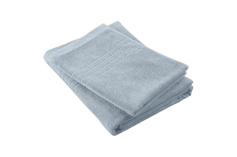 Badelagen Helle Frotté 90 x 150 cm - Blå - Tekstiler - Badetekstiler - Badehåndklæder
