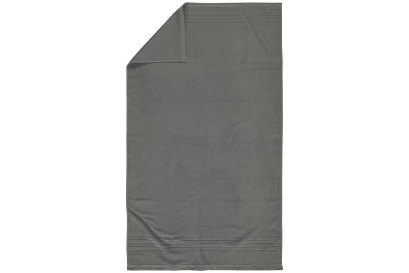 Badelagen Helle Frotté 90 x 150 cm - Grå - Tekstiler - Badetekstiler - Badehåndklæder