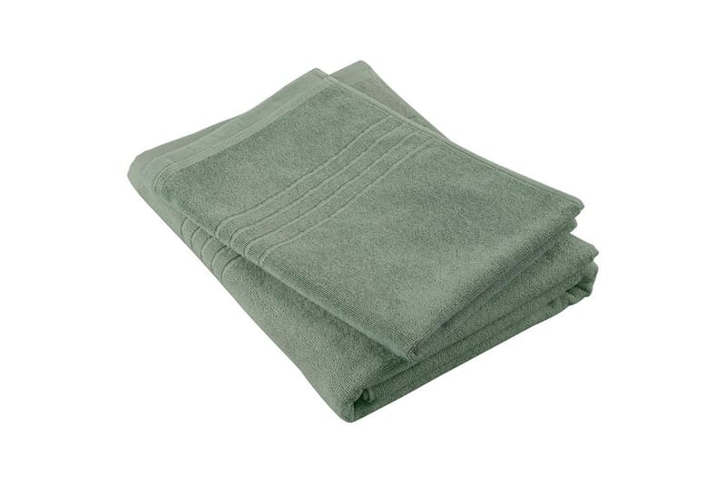 Badelagen Helle Frotté 90 x 150 cm - Grøn - Tekstiler - Badetekstiler - Badehåndklæder