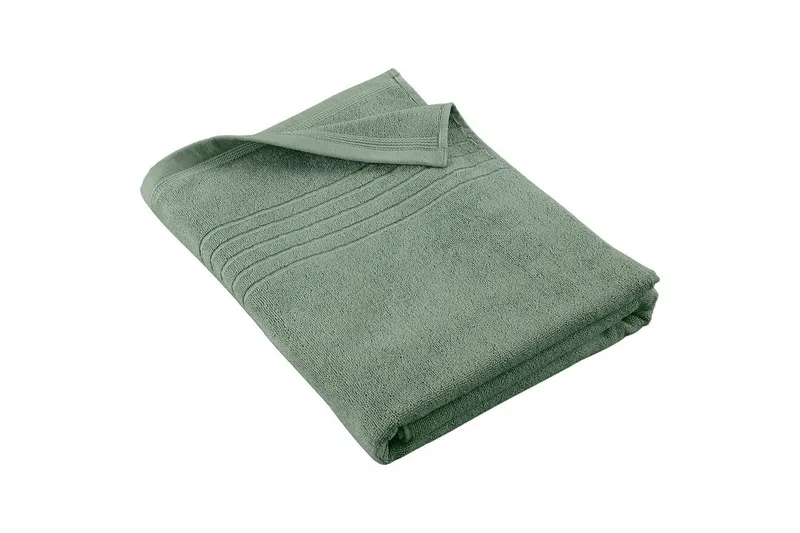 Badelagen Helle Frotté 90 x 150 cm - Grøn - Tekstiler - Badetekstiler - Badehåndklæder