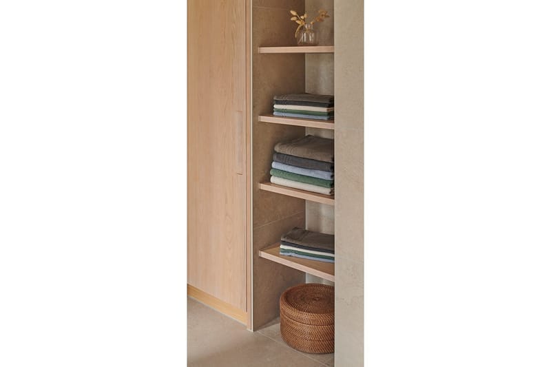 Bademåtte Helle 50 x 70 cm - Grå - Tekstiler - Badetekstiler - Håndklæder