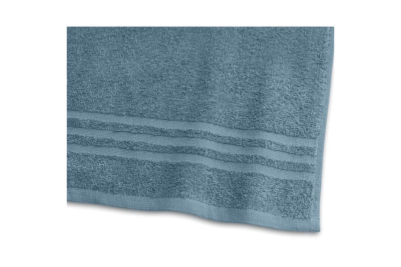 Brusehåndklæde Basis Frotté 65 x 130 cm - Blå - Tekstiler - Badetekstiler - Badehåndklæder
