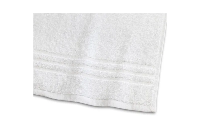 Brusehåndklæde Basis Frotté 65 x 130 cm, Hvid