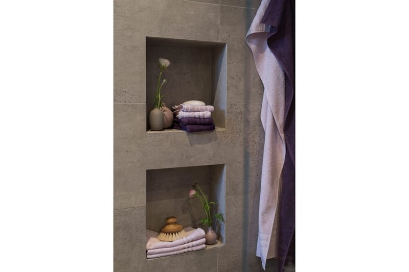 Frotté Basic 50 x 70 cm Lyserød - Lyserød - Tekstiler - Badetekstiler - Håndklæder