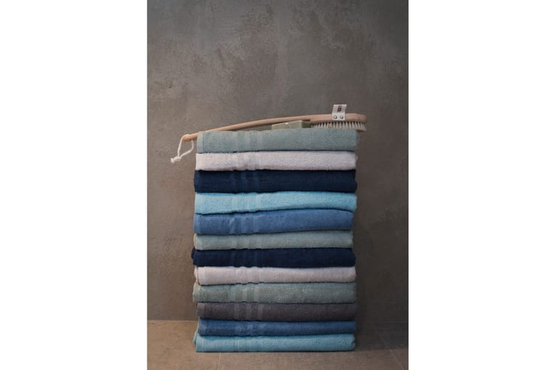 Frotté Basic 90 x 150 cm Grøn - Grøn - Tekstiler - Badetekstiler - Badehåndklæder