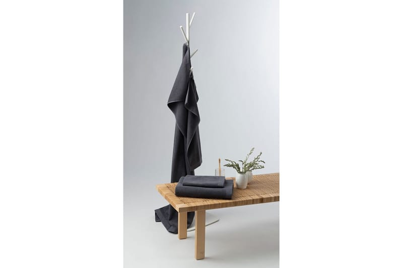 Frotté Enzo 50 x 70 cm Blå - Blå - Tekstiler - Badetekstiler - Håndklæder