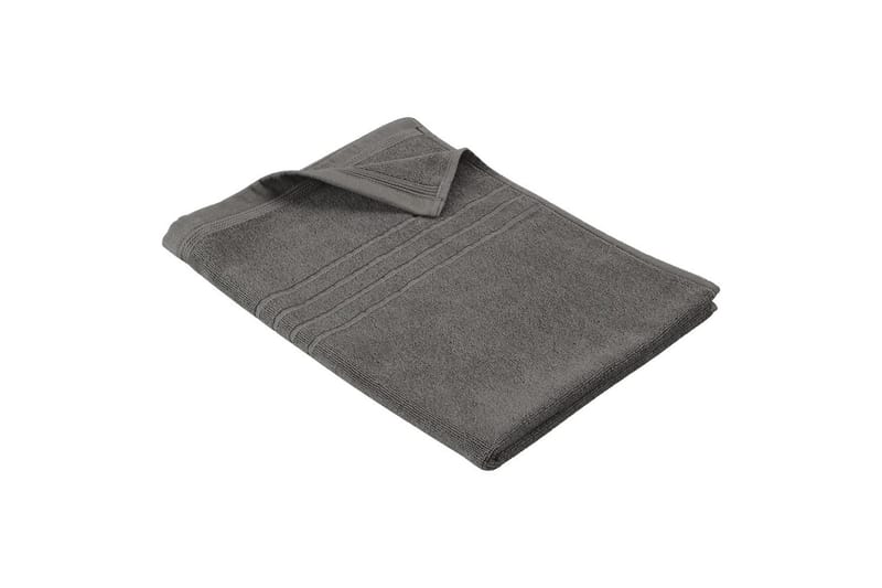 Frotté Helle 90 x 150 cm Grå - Grå - Tekstiler - Badetekstiler - Badehåndklæder