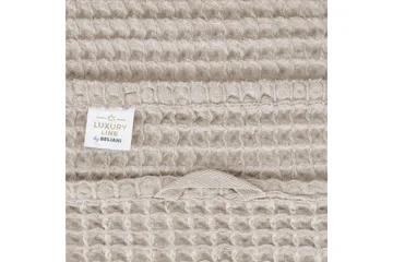 Håndklæde Areora sæt af 4 Beige - Beige - Tekstiler - Badetekstiler - Badehåndklæder