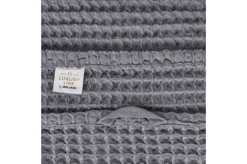 Håndklæde Areora sæt af 4 Grå - Grå - Tekstiler - Badetekstiler - Badehåndklæder