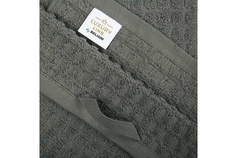 Håndklæde Atai sæt af 4 Grå - Grå - Tekstiler - Badetekstiler - Håndklæder