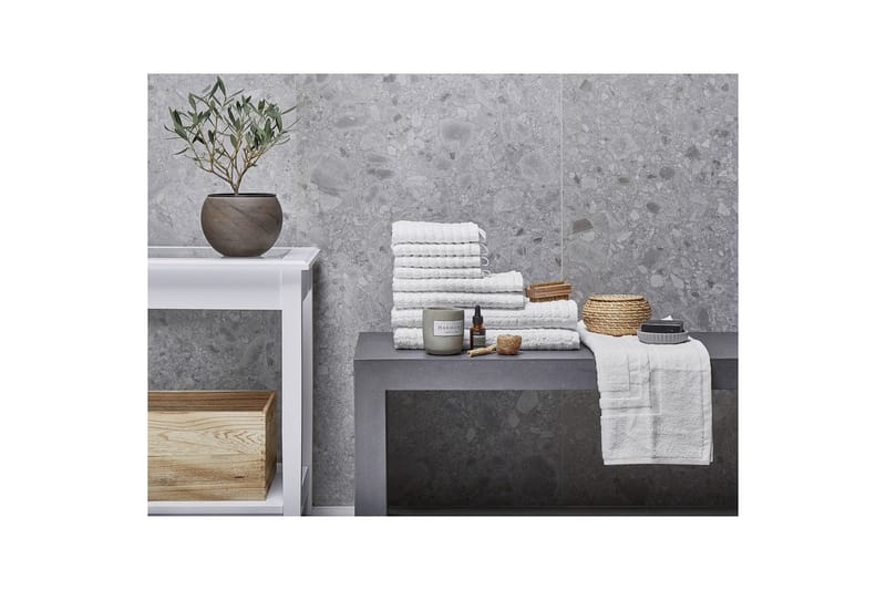 Håndklæde Atai sæt af 9 Hvid - Hvid - Tekstiler - Badetekstiler - Håndklæder