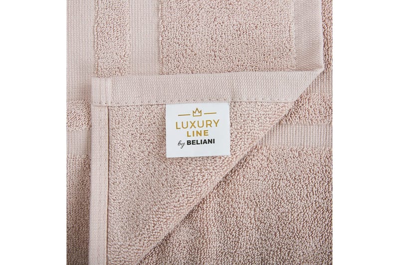 Håndklæde Atai sæt af 9 Rosa - Rosa - Tekstiler - Badetekstiler - Håndklæder