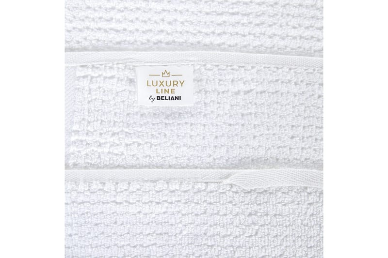 Håndklæde Atiu sæt af 2 Hvid - Hvid - Tekstiler - Badetekstiler - Badehåndklæder