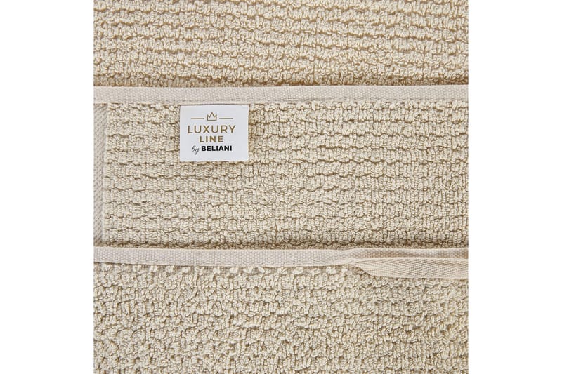 Håndklæde Atiu sæt af 9 Beige - Beige - Tekstiler - Badetekstiler - Håndklæder