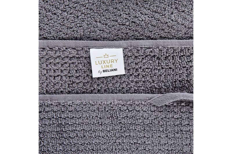 Håndklæde Atiu sæt af 9 Grå - Grå - Tekstiler - Badetekstiler - Håndklæder