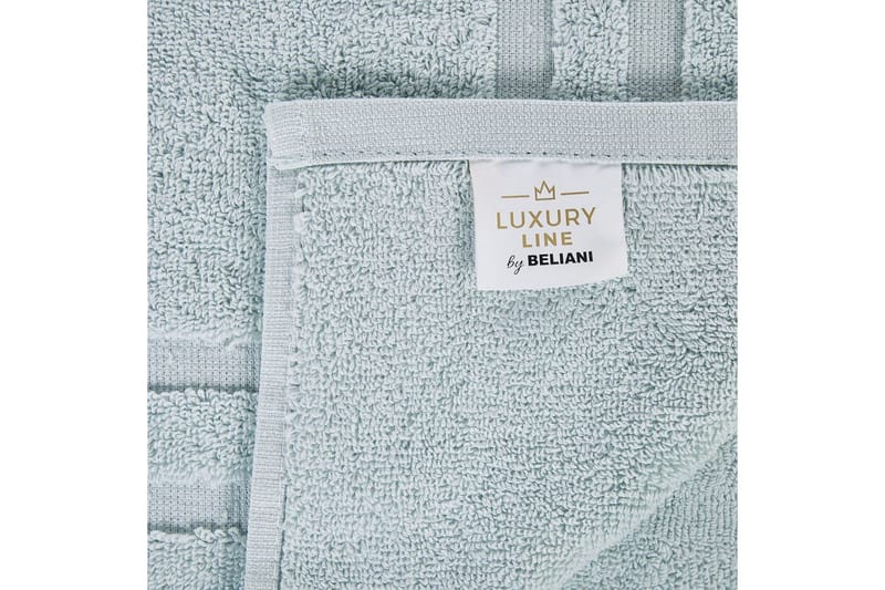 Håndklæde Atiu sæt af 9 Grøn - Grøn - Tekstiler - Badetekstiler - Håndklæder