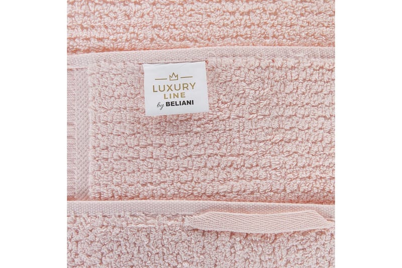 Håndklæde Atiu sæt af 9 Rosa - Rosa - Tekstiler - Badetekstiler - Håndklæder