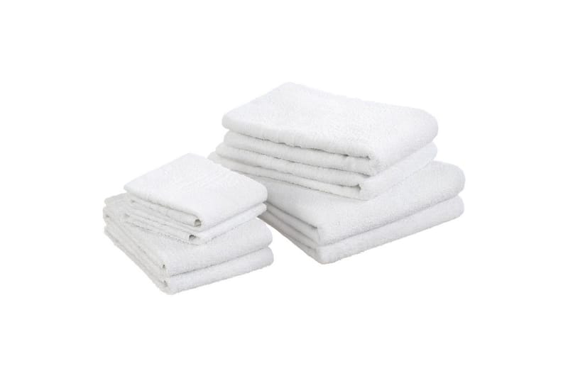 Håndklæde Basis Frotté - Hvid - Tekstiler - Badetekstiler - Håndklæder