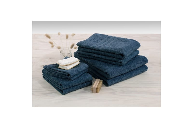 Håndklæde Basis Frotté - Marineblå - Tekstiler - Badetekstiler - Håndklæder