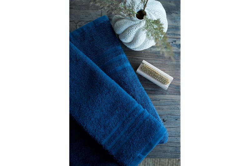 Håndklæde Basis Frotté - Marineblå - Tekstiler - Badetekstiler - Håndklæder