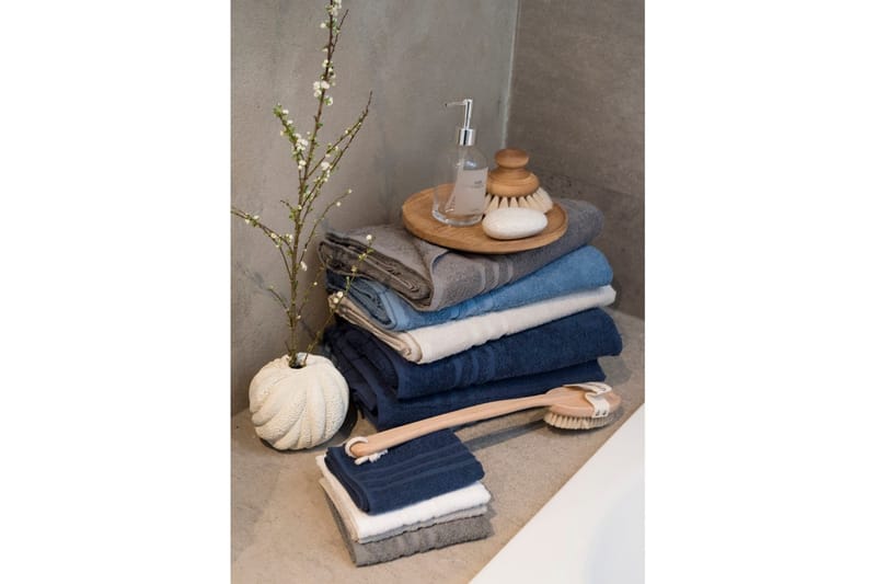 Håndklæde Basis Frotté - Marineblå - Tekstiler - Badetekstiler - Håndklæder