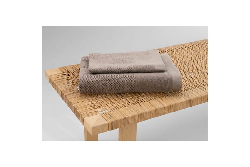 Håndklæde Enzo 50 x 70 cm - Brun - Tekstiler - Badetekstiler - Håndklæder