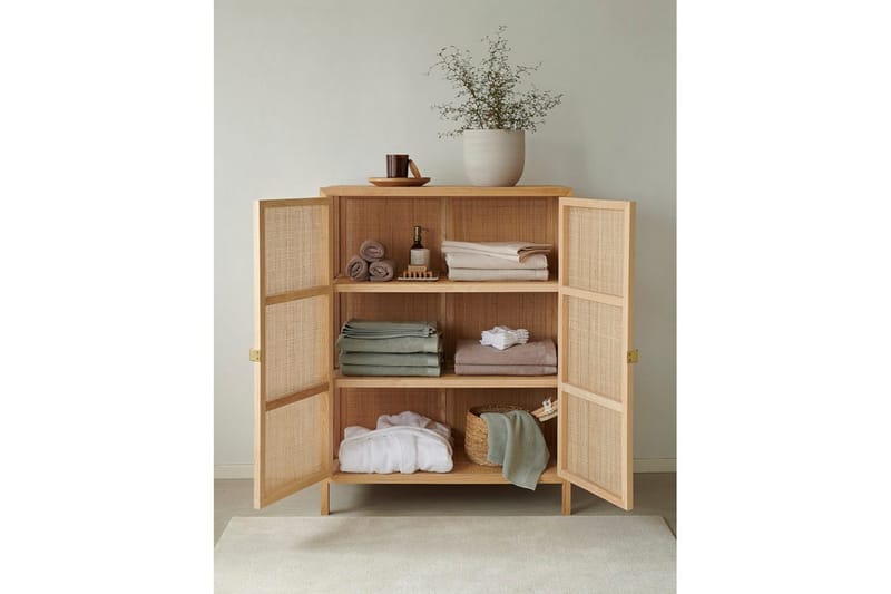 Håndklæde Enzo 50 x 70 cm Grøn - Grøn - Tekstiler - Badetekstiler - Håndklæder