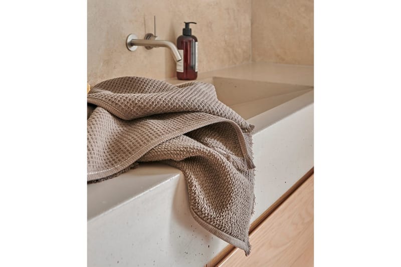 Håndklæde Haze 50 x 70 cm - Brun - Tekstiler - Badetekstiler - Håndklæder