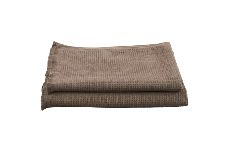 Håndklæde Haze 50 x 70 cm - Brun - Tekstiler - Badetekstiler - Håndklæder