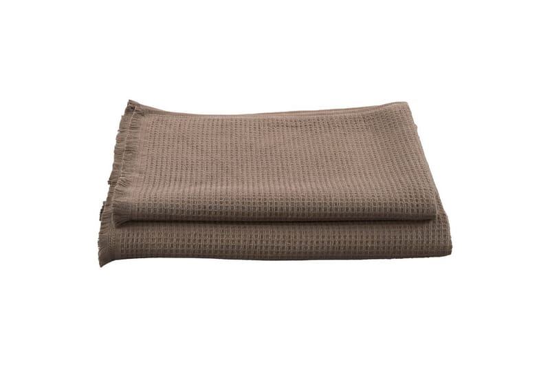 Håndklæde Haze 50 x 70 cm - Brun - Tekstiler - Badetekstiler - Håndklæder